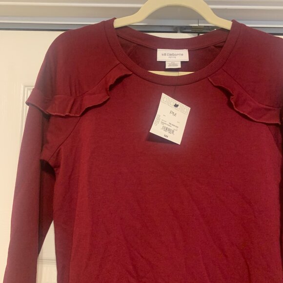 Liz Clairborne NWT Petite Medium Long Sleeve Sweater - Picture 8 of 10